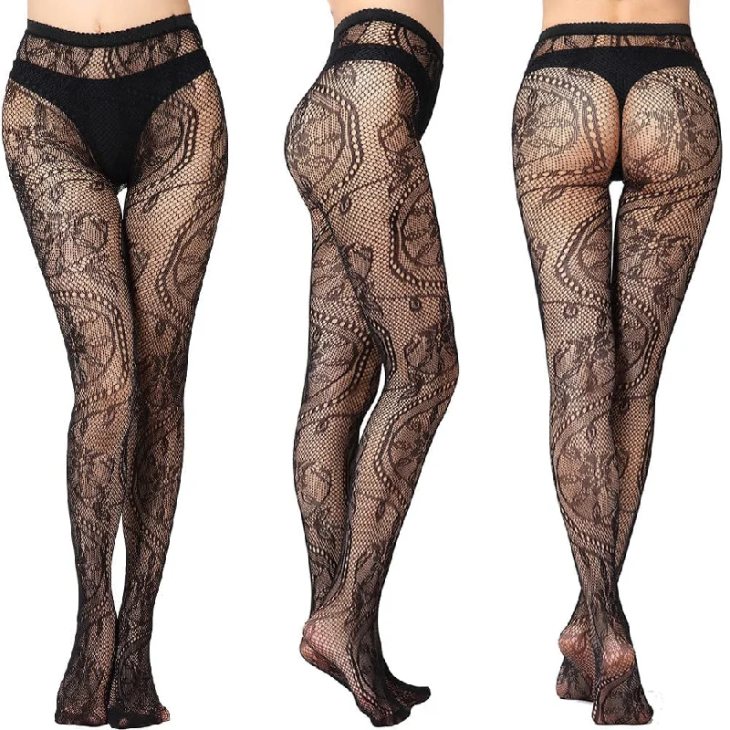 Women's Gothic Lace Pantyhose Stockings