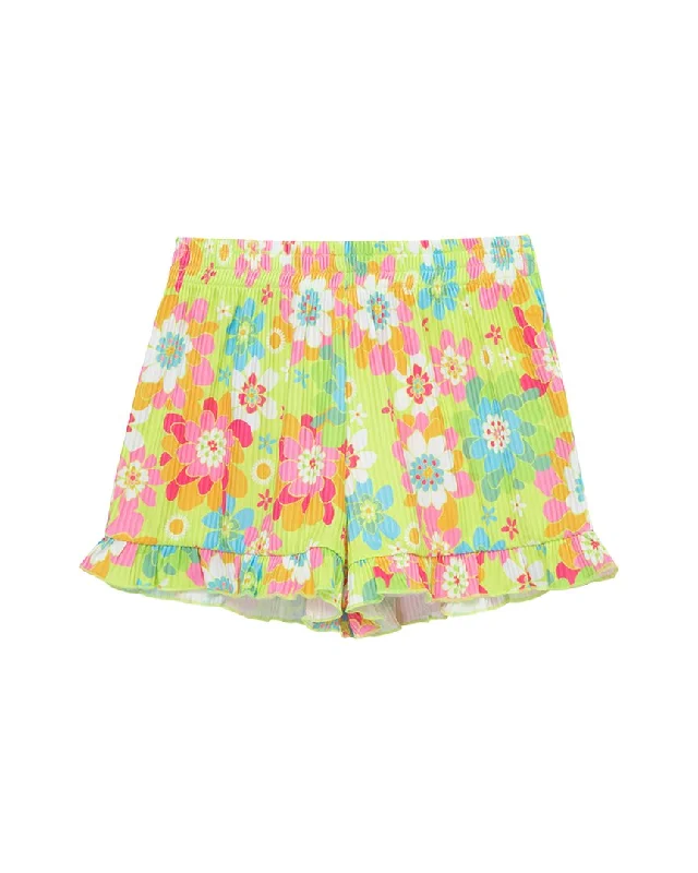 Peek Floral Print Pull-On Short