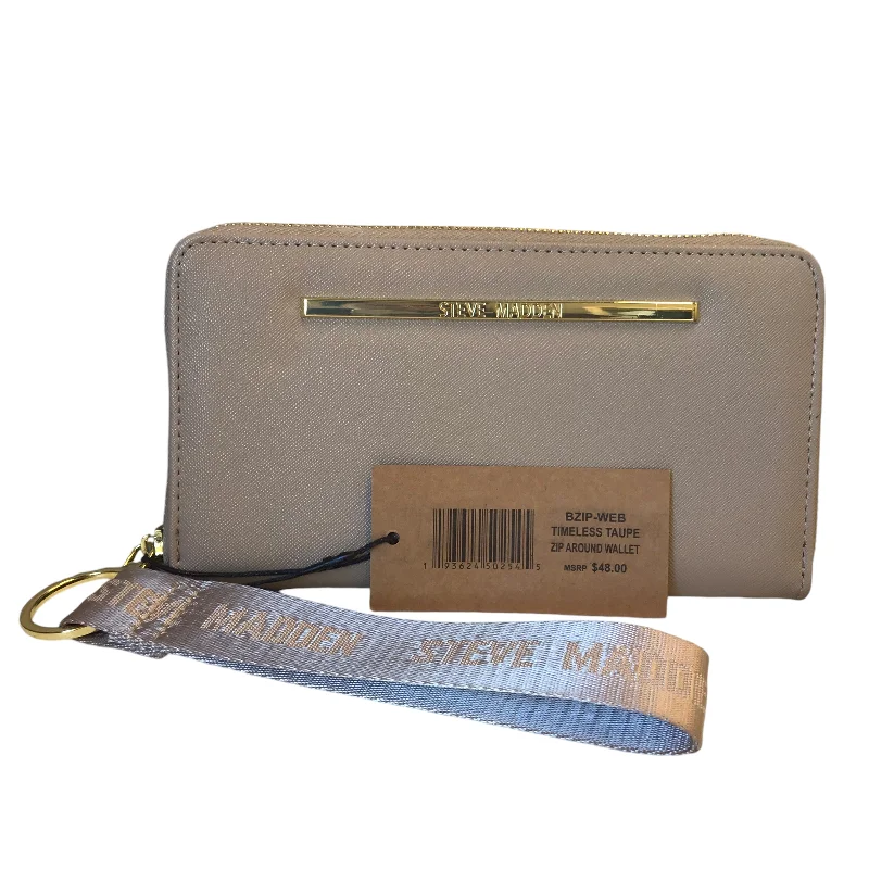 Wallet By Steve Madden In Beige, Size:Medium